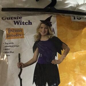 Cutesie Witch Kids Costume - Purple and Black
